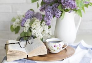 coffee, book, flowers, setting, flower background, romantic, rustic, teacup, vintage, nature, home, reading, lifestyle, cozy, relaxing, lilac, flower wallpaper, table, glasses, coffee, coffee, book, book, book, home, home, home, beautiful flowers, home, home, reading, reading, lifestyle